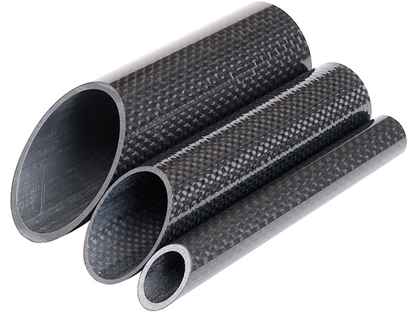Carbonrohre von CG TEC Drei Carbonrohre mit unterschiedlichen Durchmessern